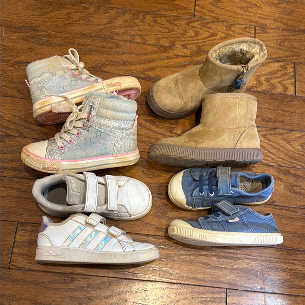 Adidas, Keen, Cat & Jack and Weestep shoes